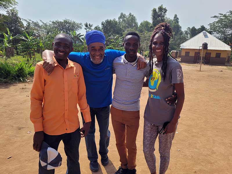 Love Our Nation team members with community partners abroad